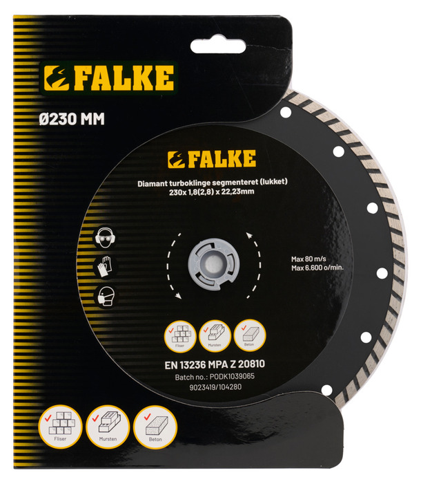 Falke diamant turboblad Ø230mm